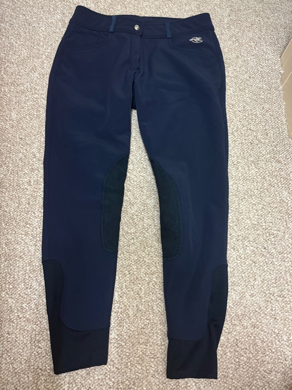 Woman’s Smartpak piper horseback riding breeches half seat. Size 28